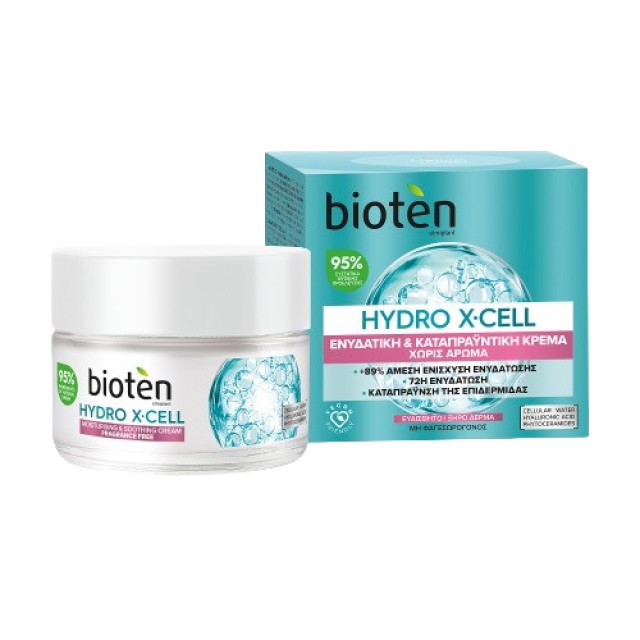Bioten Hydro X-Cell Ενυδατική & Καταπραϋντική Κρέμα Προσώπου 72 ωρών Χ …