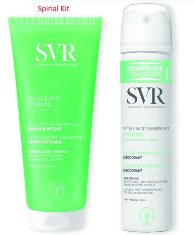 SVR Bundle Spirial Deo Douche Αφρόλουτρο με 24ωρη Αποσμητική Δράση για …