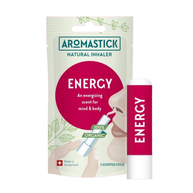 Aromastick Energy Συσκευή Εισπνοής με Αιθέρια Έλαια για Αντοχή & Απόδο … Aromastick Energy Συσκευή Εισπνοής με Αιθέρια Έλαια για Αντοχή & Απόδο …