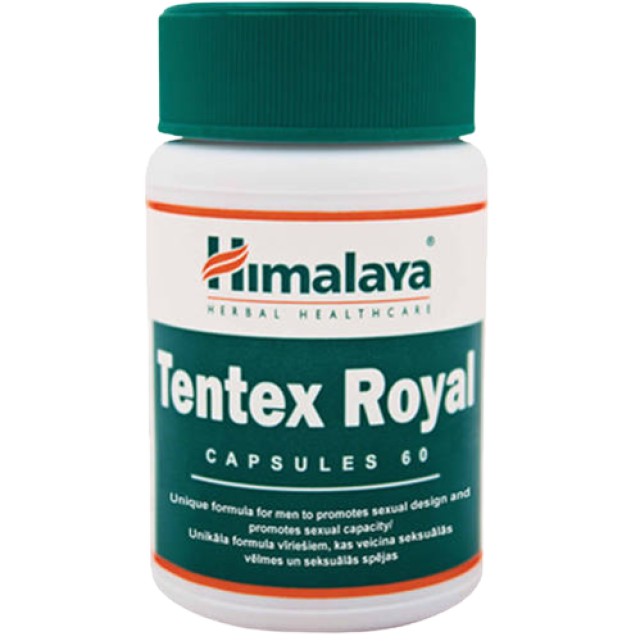 Himalaya Tentex Royal Συμπλήρωμα Διατροφής για την Ανδρική Σεξουαλική Δραστηριότητα 60 Κάψουλες