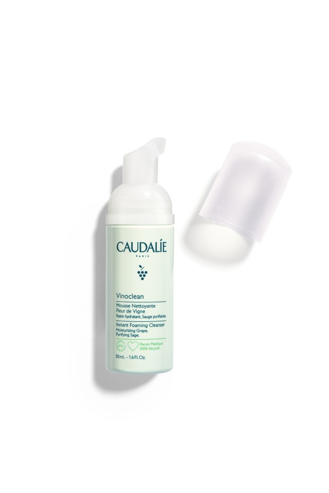 Caudalie Vinoclean Instant Foaming Cleanser Απαλός Αφρός Καθαρισμού Πρ …