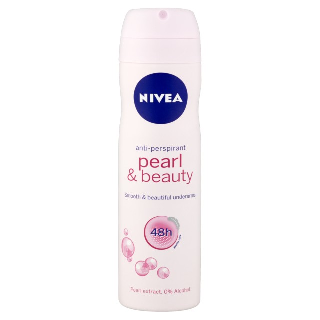 Nivea Pearl & Beauty Γυναικείο Αποσμητικό Spray 48ωρης Προστασίας 150m &hellip;