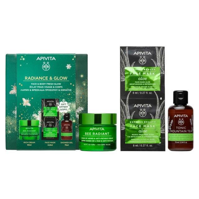 Apivita PROMO Bee Radiant Κρέμα για Σημάδια Γήρανσης & Ξεκούραστη Όψη &hellip;