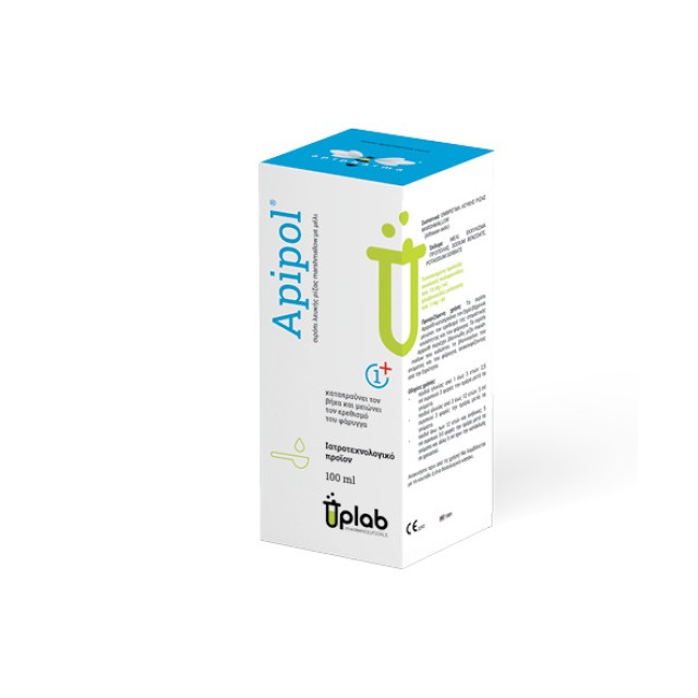 Uplab Apipol Σιρόπι Για Τον Ξηρό Βήχα 100ml Uplab Apipol Σιρόπι Για Τον Ξηρό Βήχα 100ml