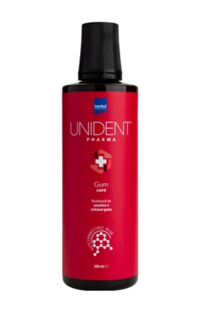 Intermed Unident Pharma Gum Care Mouthwash Στοματικό Διάλυμα για Ευαίσ &hellip;