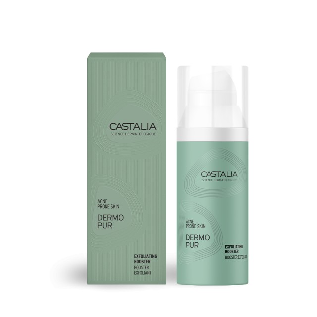Castalia Dermopur Exfoliating Booster Ρυθμιστική Κρέμα Προσώπου για Ήπ …