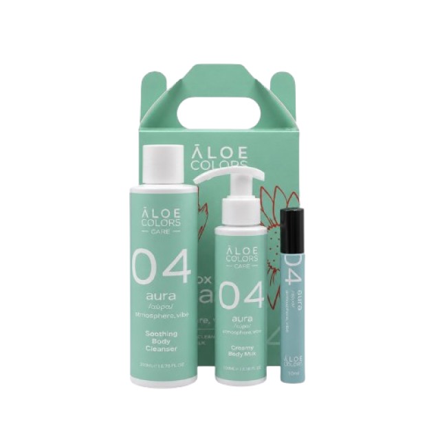 Aloe Colors Gift Box Aura 04 Soothing Body Cleanser Καταπραϋντικό &hellip;