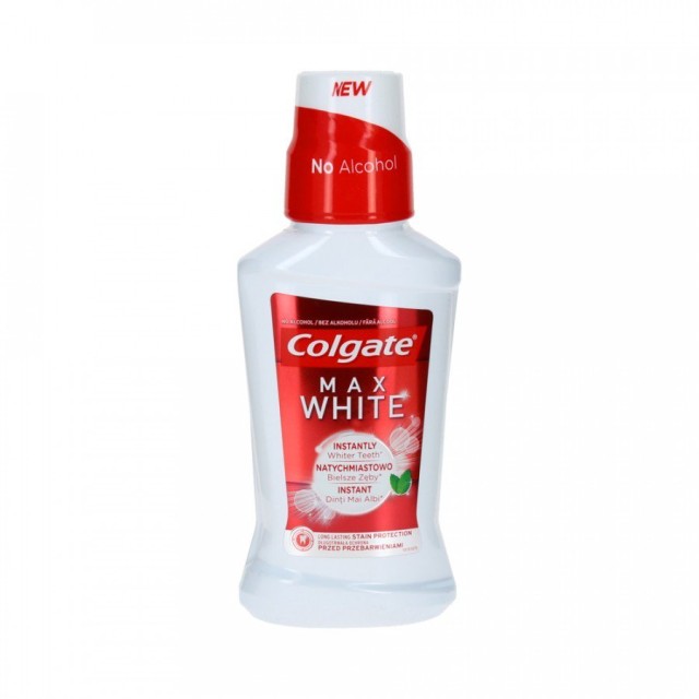 Colgate Max White Στοματικό Διάλυμα με Γεύση Μέντα, 250ml