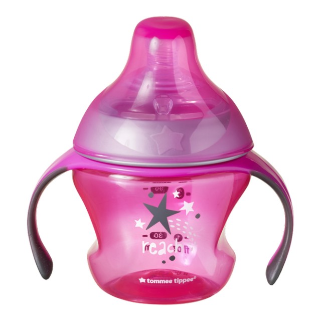 Tommee - Tippee Explora TT Transition Cup CEE SCA AR SA για 4-7m+ Εκπαιδευτικό Κύπελλο με Θηλή Σιλικόνης - Στόμιο και Λαβές Ροζ Tommee - Tippee Explora TT Transition Cup CEE SCA AR SA για 4-7m+ Εκπα …