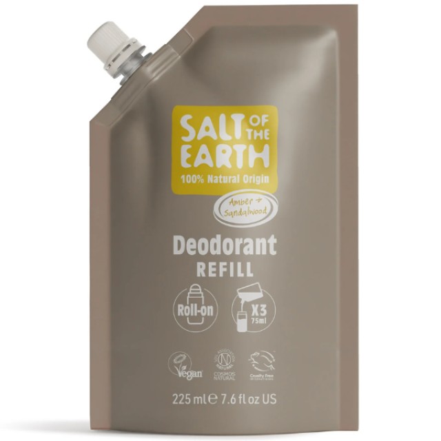 Salt of the Earth Amber & Sandalwood Αποσμητικό Ανταλλακτικό Refill γι &hellip;