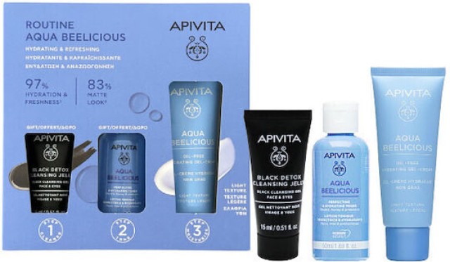 Apivita PROMO Aqua Beelicious Oil Free Κρέμα Gel Ενυδάτωσης Ελαφριάς Μ …