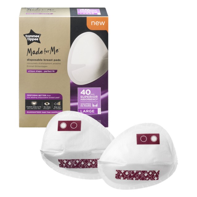 Tommee - Tippee TT Breast Pads Daily Large Επιθέματα Στήθους μίας Χρήσ …