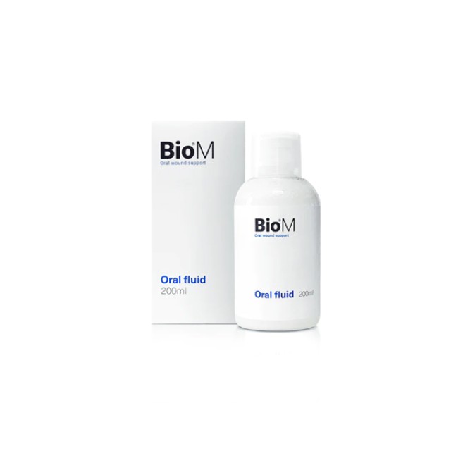 Biohub BioM Oral Fluid για την Επούλωση της Στοματοφαρυγγικής Περιοχής 200ml