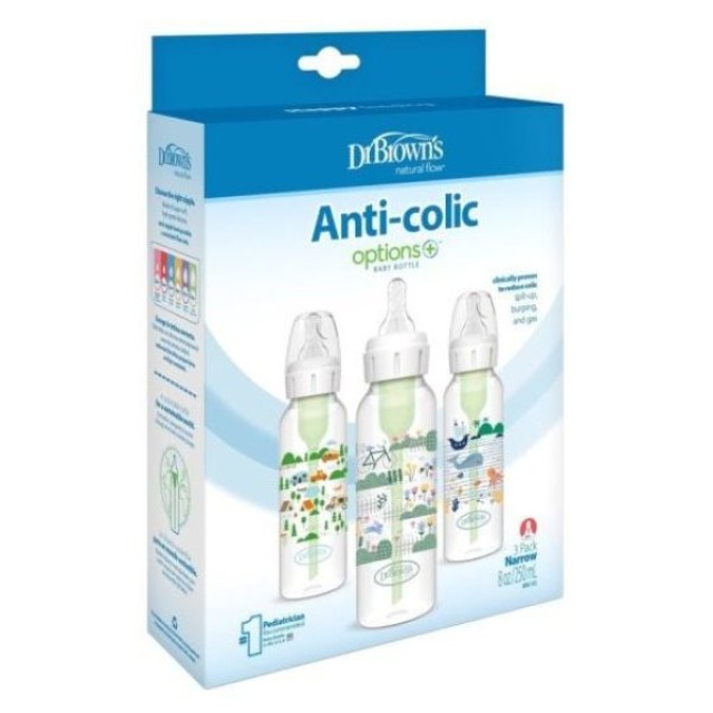 Dr. Browns PROMO Options Anti Colic Πλαστικό Μπιμπερό με Στενό Λαιμό … Dr. Browns PROMO Options Anti Colic Πλαστικό Μπιμπερό με Στενό Λαιμό …
