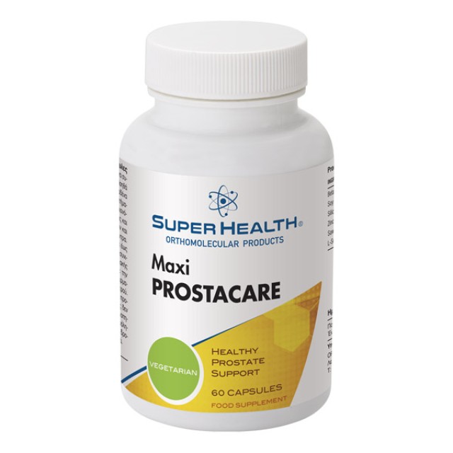 Super Health Maxi Prostacare Συμπλήρωμα Διατροφής για την Καλή Υγεία του Προστάτη 60 Κάψουλες