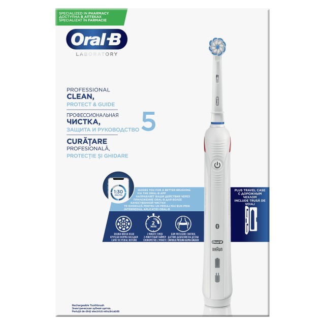 Oral B Professional Gum & Care 5 Ηλεκτρική Οδοντόβουρτσα Λευκή από την …