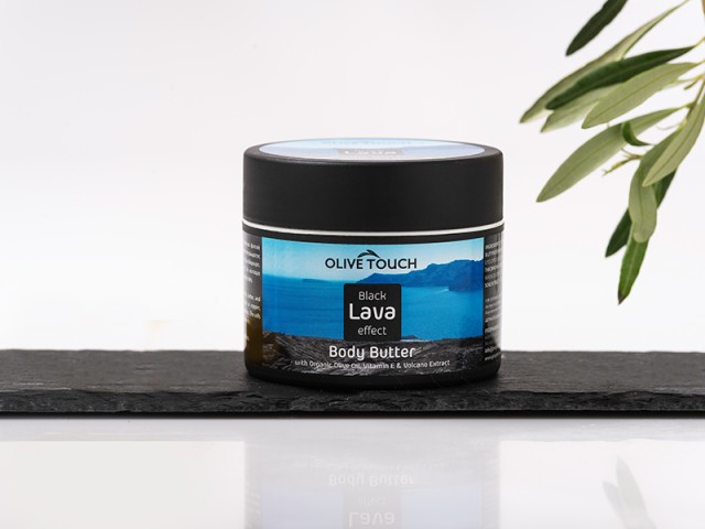 Olive Touch Black Lava Effect Body Butter Ενυδατικό Βούτυρο Σώματος 100ml