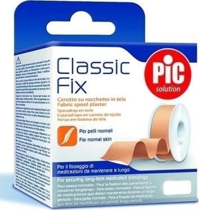 Pic Classic Fix Υφασμάτινο Αυτοκόλλητο Ρολό 2,5cmx5m Pic Classic Fix Υφασμάτινο Αυτοκόλλητο Ρολό 2,5cmx5m