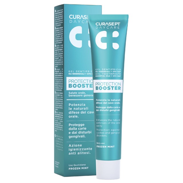 Curasept Daycare Toothpaste Protection Booster Frozen Mint Οδοντόκρεμα Καθημερινής Χρήσης 75ml