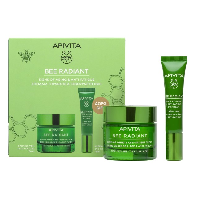 Apivita PROMO Bee Radiant Κρέμα για Σημάδια Γήρανσης & Ξεκούραστη Όψη …