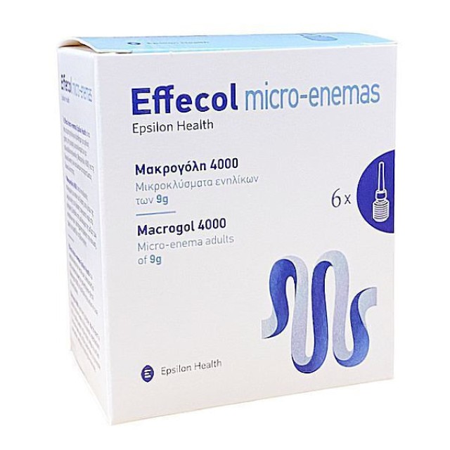 Epsilon Health Effecol Micro-Enemas Adult Μικροκλύσματα Ενηλίκων 6 Τεμάχια