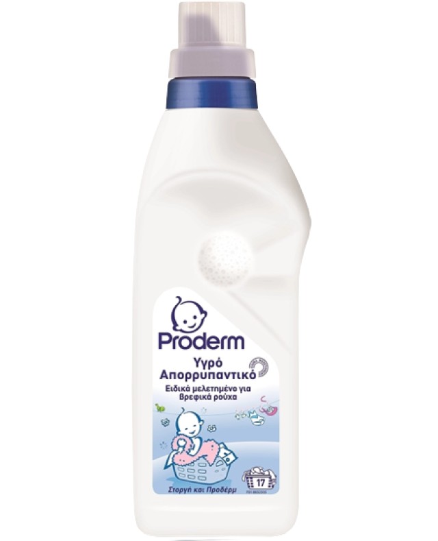 Proderm Υγρό Απορρυπαντικό Ειδικά Μελετημένο για τα Βρεφικά Ρούχα 1250 … Proderm Υγρό Απορρυπαντικό Ειδικά Μελετημένο για τα Βρεφικά Ρούχα 1250 …