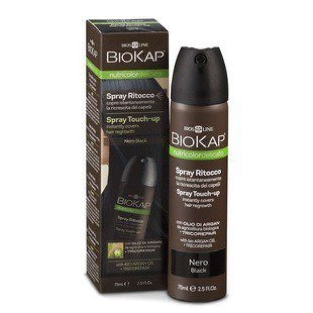 Biokap Nutricolor Delicato Spray Touch-Up Black Εκνέφωμα για την κάλυψ …