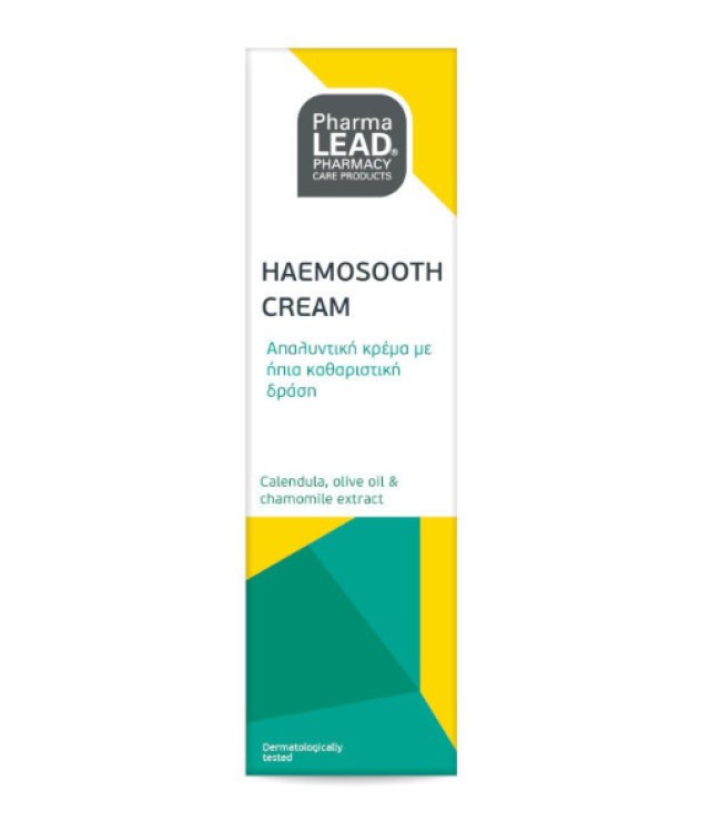 PharmaLead Haemosooth Cream Κρέμα με Ήπια Καθαριστική & Απαλυντική Δράση για Αιμορροΐδες 30ml