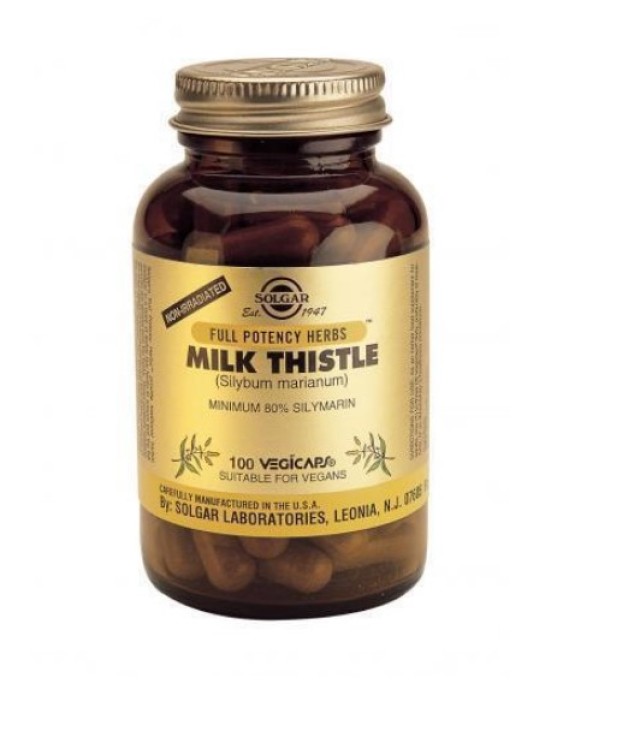 Solgar Milk Thistle Αντιοξειδωτικό  100 Φυτικές Κάψουλες