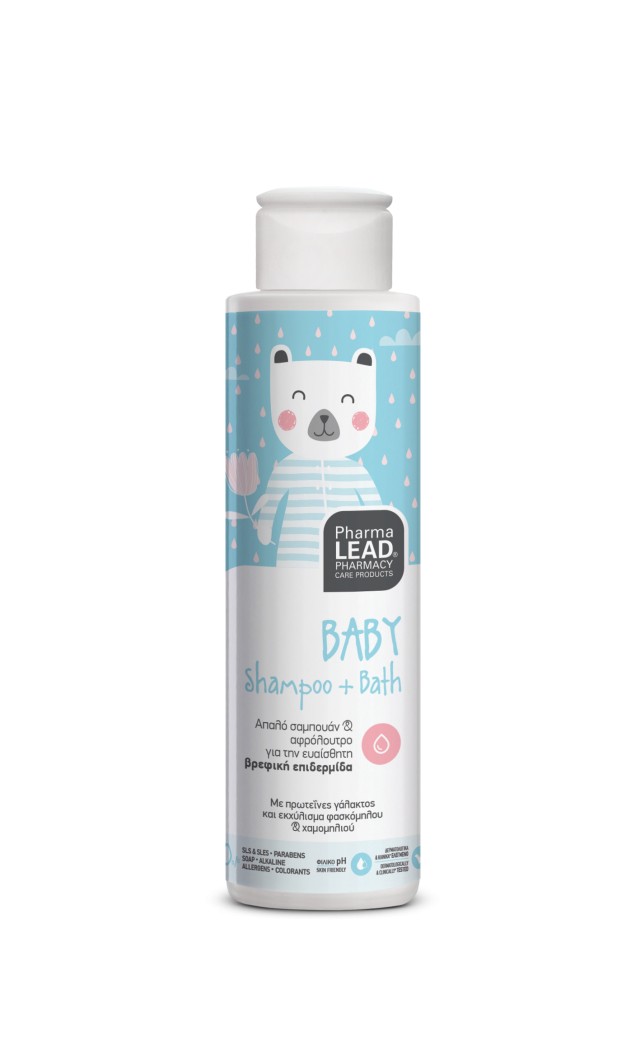 PharmaLead Baby Shampoo - Bath Παιδικό Σαμπουάν Αφρόλουτρο 100ml