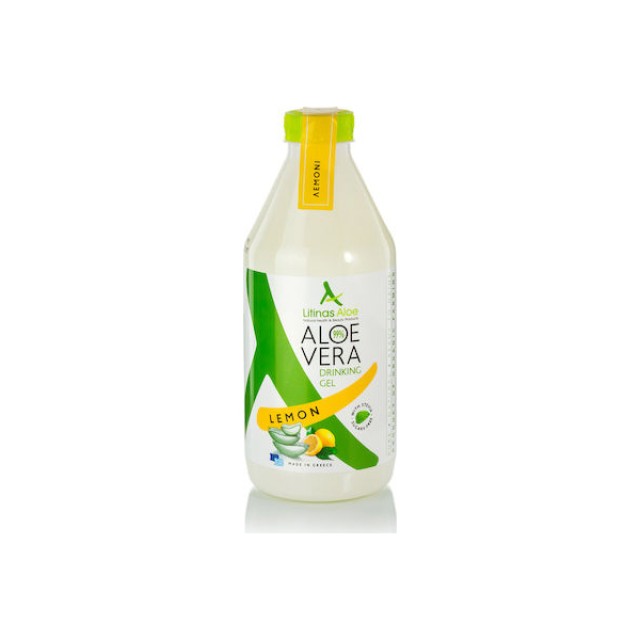 Litinas Aloe Vera Gel Lemon Πόσιμη Αλόη με Γεύση Λεμόνι 1000ml