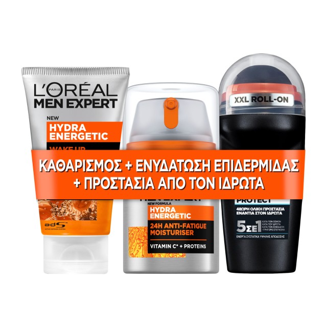 LOreal Paris PROMO Men Expert Hydra Energetic Moisturizer 24ωρη Ενυδατ &hellip;