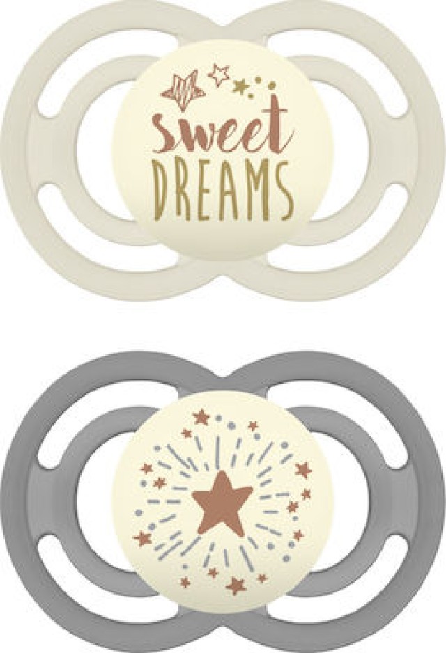 Mam Perfect Night Πιπίλα Σιλικόνης 6-16m+ 2 Τεμάχια [226S]