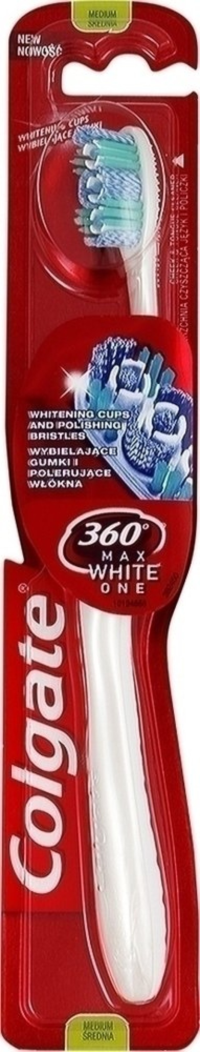 Colgate 360 Max White One, Οδοντόβουρτσα Medium