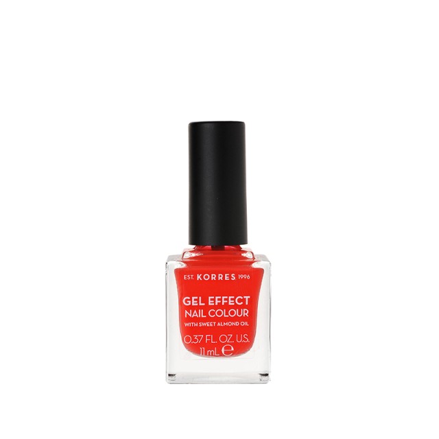 Korres Βερνίκι Νυχιών Gel Effect Nail Colour No45 Coral 11ml