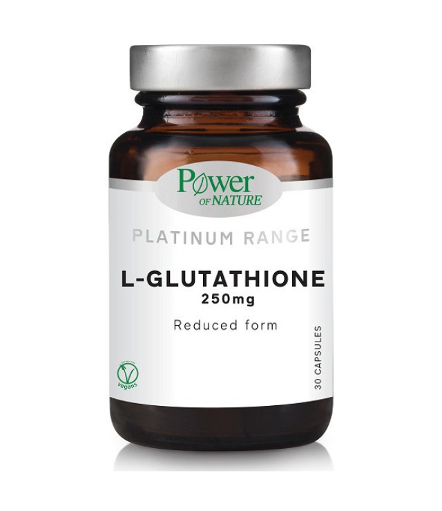 Power of Nature L Glutathione 250mg Reduced Form Συμπλήρωμα Διατροφής … Power of Nature L Glutathione 250mg Reduced Form Συμπλήρωμα Διατροφής …