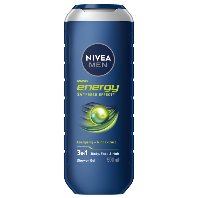 Nivea Men Ντους Gel Energy με Άρωμα Μέντα 500ml