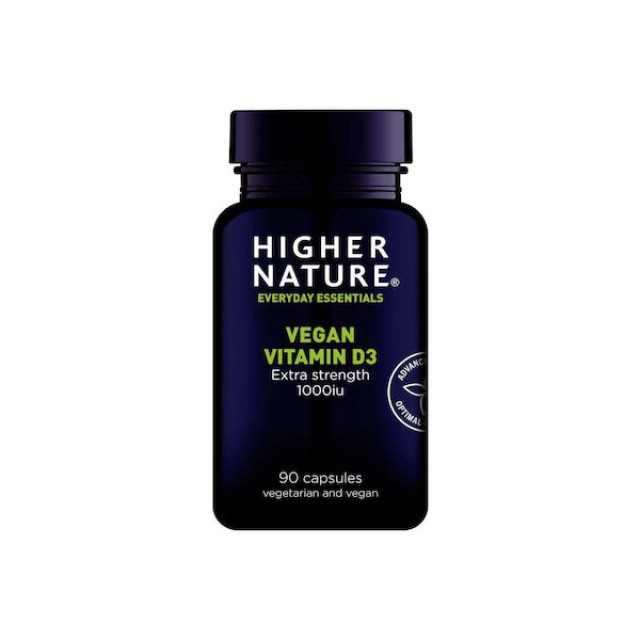 Higher Nature Vegan Vitamin D3 Συμπλήρωμα Διατροφής Βιταμίνης D3 1000i …
