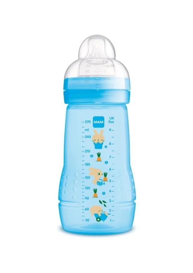 Mam Easy Active 2m+ Μπλε Baby Bottle Πλαστικό Μπιμπερό με Θηλή Σιλικόν …