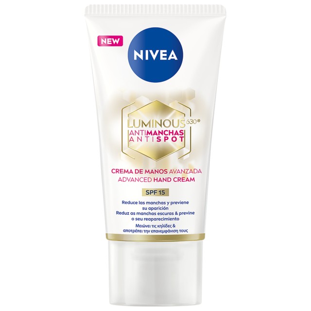 Nivea Luminous 630® Antispot Advanced SPF15 Κρέμα Χεριών 50ml