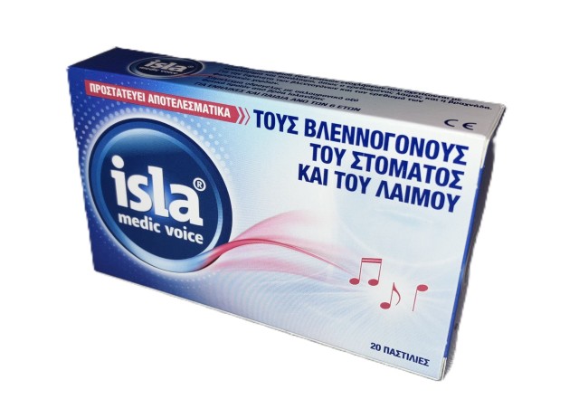 Isla Medic Voice - Καταπραϋντικές Παστίλιες Λαιμού Για Καταπονημένες &hellip;