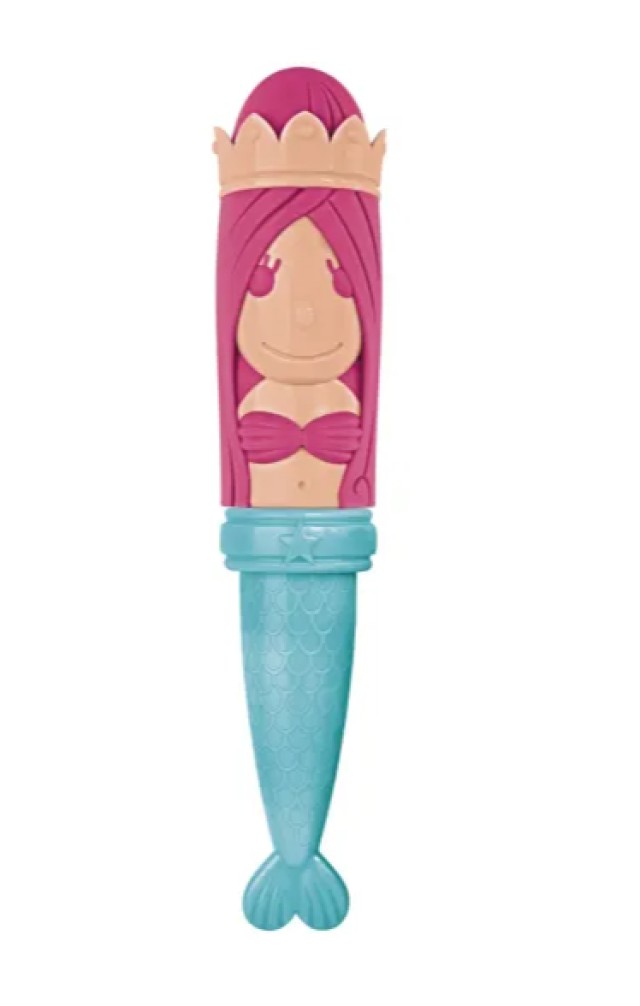 Elgydium Mermaid Souple Soft Παιδική Οδοντόβουρτσα Μαλακή για 2-6 Ετών Μωβ & Ροζ 1 Τεμάχιο