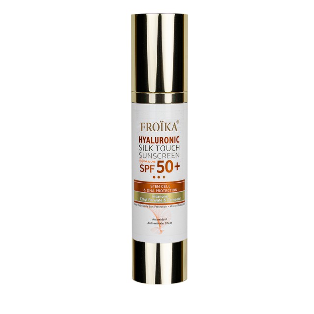 Froika Hyaluronic Silk Touch Sunscreen SPF50+ Αντηλιακή Κρέμα Προσώπου για Λιπαρές - Ακνεϊκές Επιδερμίδες 50ml