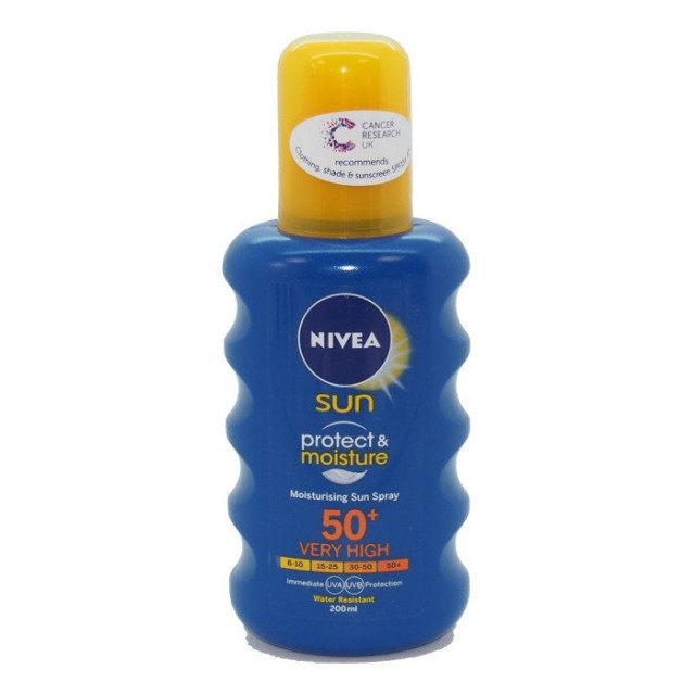 Nivea Sun Protect & Moisture SPF50+ Αντηλιακό Ενυδατικό Spray 200ml
