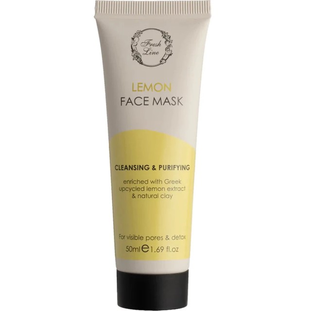 Fresh Line Lemon Cleansing & Purifying Μάσκα Προσώπου για Ματ & Λεία Ε &hellip;