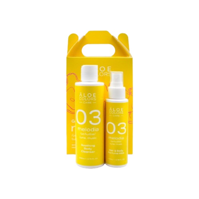 Aloe Colors Gift Box Melodia 03 Body Cleanser Κρεμώδης Αφρόλουτρο &hellip;