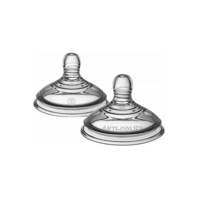 Tommee - Tippee TT AAC Fast Flow Teats Θηλές Σιλικόνης Advanced Anti - …