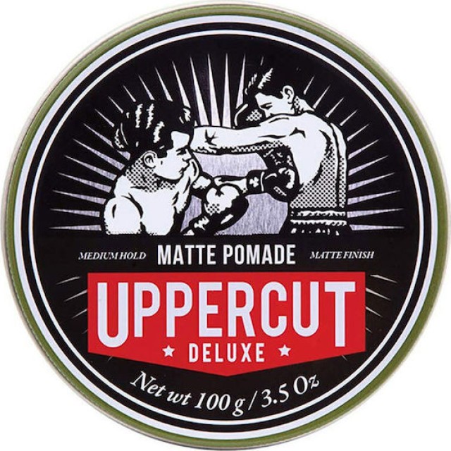 Uppercut Deluxe Matt Pomade Πομάδα Μεσαίου Κρατήματος 100gr Uppercut Deluxe Matt Pomade Πομάδα Μεσαίου Κρατήματος 100gr