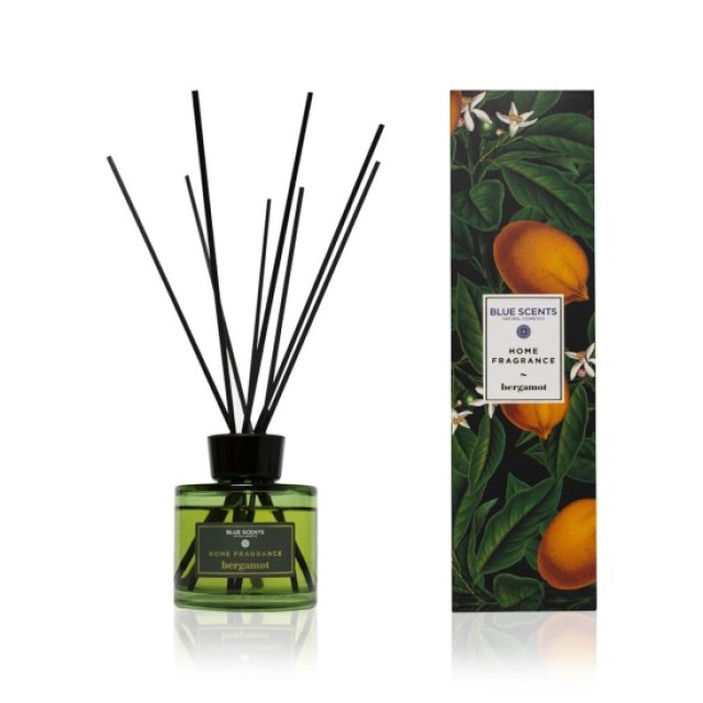 Blue Scents Home Fragrance Bergamot Αρωματικό Χώρου με Sticks 100ml