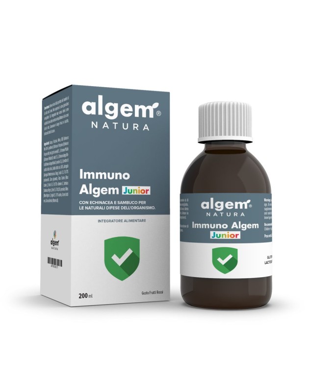 Algem Natura Immuno Algem Junior Παιδικό Σιρόπι για Τόνωση του Ανοσοπο …